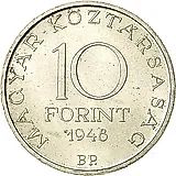 10 форинтов 1948, 100 лет Венгерской революции, Иштван Сечени [Венгрия]