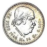 1 песо 1948 [Мексика]