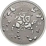 5 евро 2018, Иван Купала [Литва] Proof