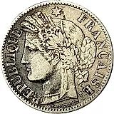 2 франка 1871, A, LIBERTE·EGALITE·FRATERNITE [Франция]