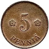 5 пенни 1918 [Финляндия]