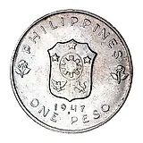 1 песо 1947, Генерал Дуглас Макартур [Филиппины]