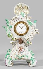 Small rococo-style mantel clock.