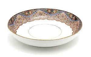 Russian porcelain bowl with a diameter of