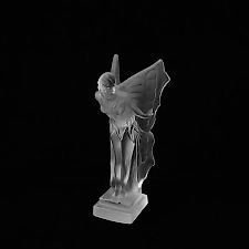A figurine of a Woman with Wings