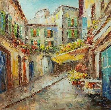 На итальянской улице в сиесту