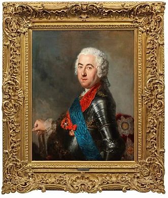 Портрет короля Станислава I Лещинского в рыцарской броне