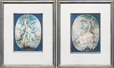 Акварель и гуашь: аллегории музыки