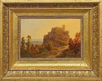 A picturesque castle ruin in Munich