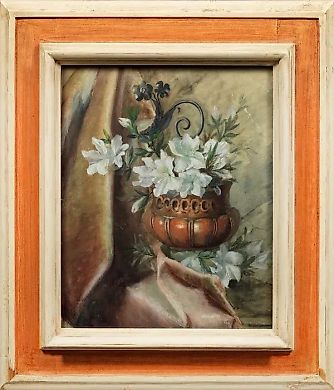 Импрессионистический натюрморт с ветками азалий