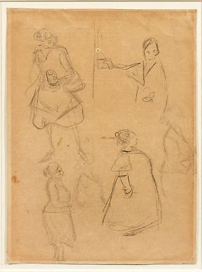 "Радебург - Берлин: исследования визуальных фигур в быстрых мазках Зилле"