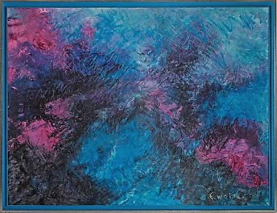 "Бесконечность: абстрактная композиция в ярких тонах"