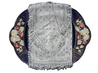 Антикварная фаянсовая тарелка Кузнецова