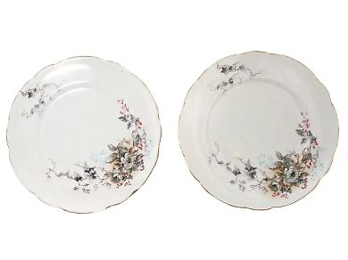 Русские фарфоровые тарелки от Кузнецова