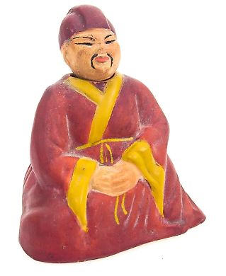 Статуэтка "Медитация" Кузнецова: фарфор, Латвия, 1934-1940, с дефектом