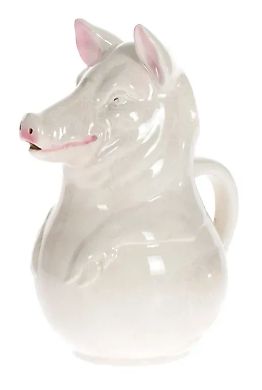 Jug "Piglet", 1887-1915, Kuznetsov Factory, height 22.5 cm.
