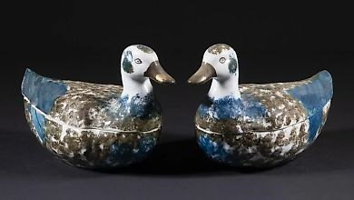 Russian Kuznetsov porcelain salad bowls