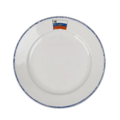 Фарфоровая тарелка "Добровольный флот" из русского сервиса