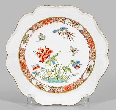 Тарелка с декором "Фамиль вэрт".