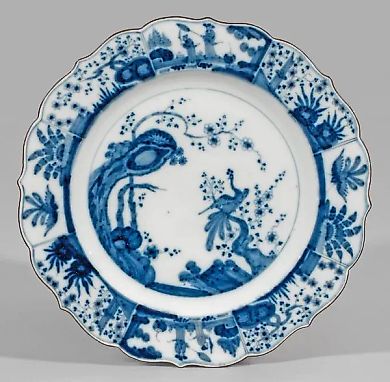 Very rare porcelain plate