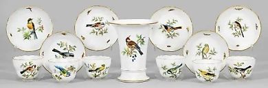 Набор для кофе с вазой