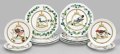 Коллекция из одиннадцати тарелок "L'etrier perchoir" от Hermès