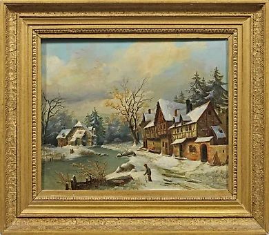Schmidt creates a romantic winter landscape