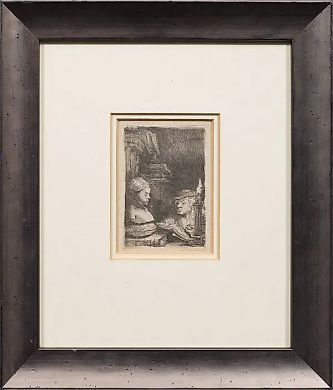 "Этска: человек, рисующий с отливкой"