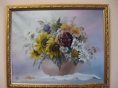 Bouquet "Tenderness" canvas, oil