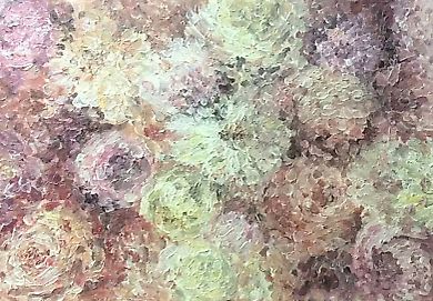 50 Shades of Pink Canvas, acrylic