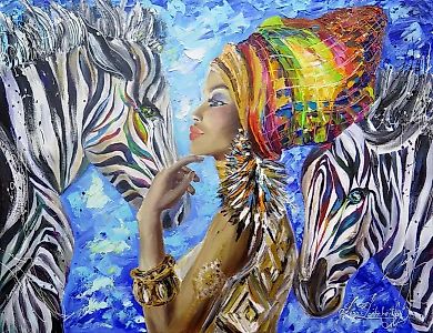 Магия прикосновения масло, холст 