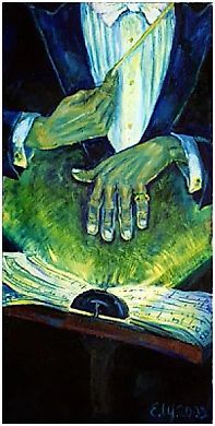 Conductor Oil on canvas