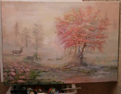 К вечеру холст,масло 