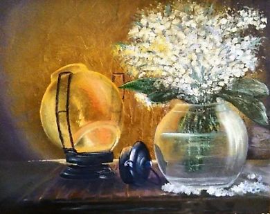 Still Life Oil on Canvas