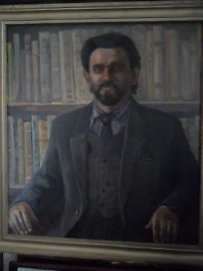 Portrait of the Philosophy Graduate Student S.M. Grankin, canvas, oil