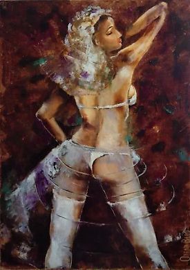 Awakening canvas/oil