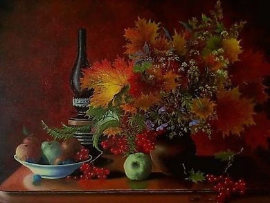 Натюрморт с лампой