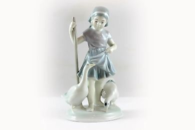 The Girl and the Geese