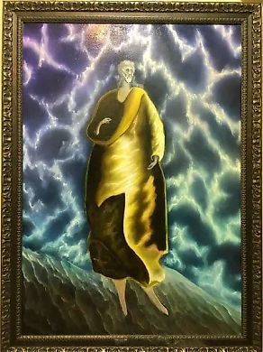 Святой Пётр масло авторская многослойная 