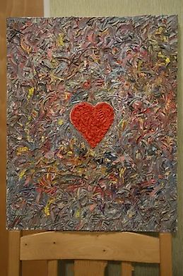 Heart of the Creator, canvas, oil