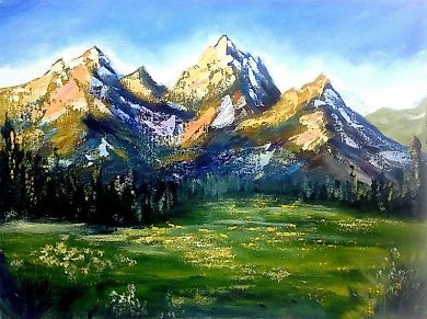 Цветные сны масло, холст 