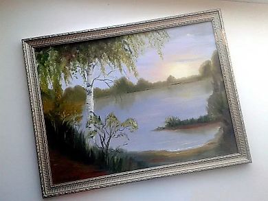 Рассветная тишина масло, холст 