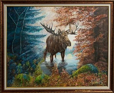 Forest Giant oil, canvas