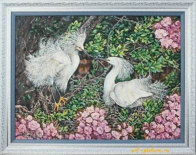 Spring Motifs oil, canvas