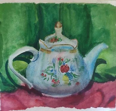Aquarelle Teapot