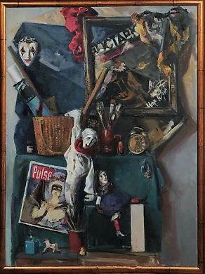 Натюрморт С Куклами холст,масло 