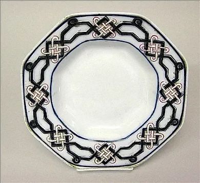 Русская фарфоровая чаша Кузнецов, конец 19-го / начало 20-го века