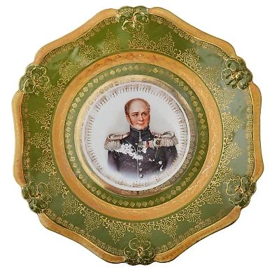 Настенная тарелка с императором Александром I