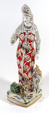 Russian porcelain figurine Mistress of the Copper Mountain by Dulevo