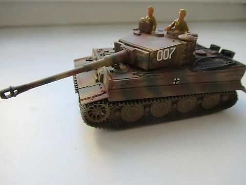 Model of the Tiger tank belonging to tank ace Michael Wittmann.